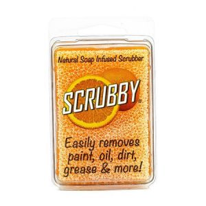 scrubby soap orange