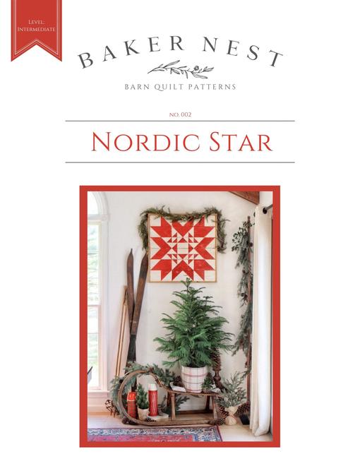 Nordic Star Barn Quilt Pattern