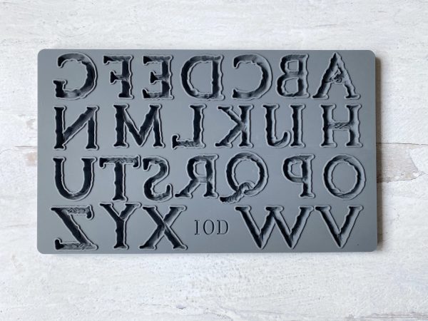 Victoria alphabet mould