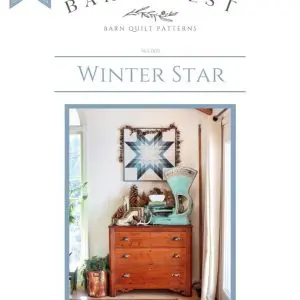 Winter Star Barn Quilt