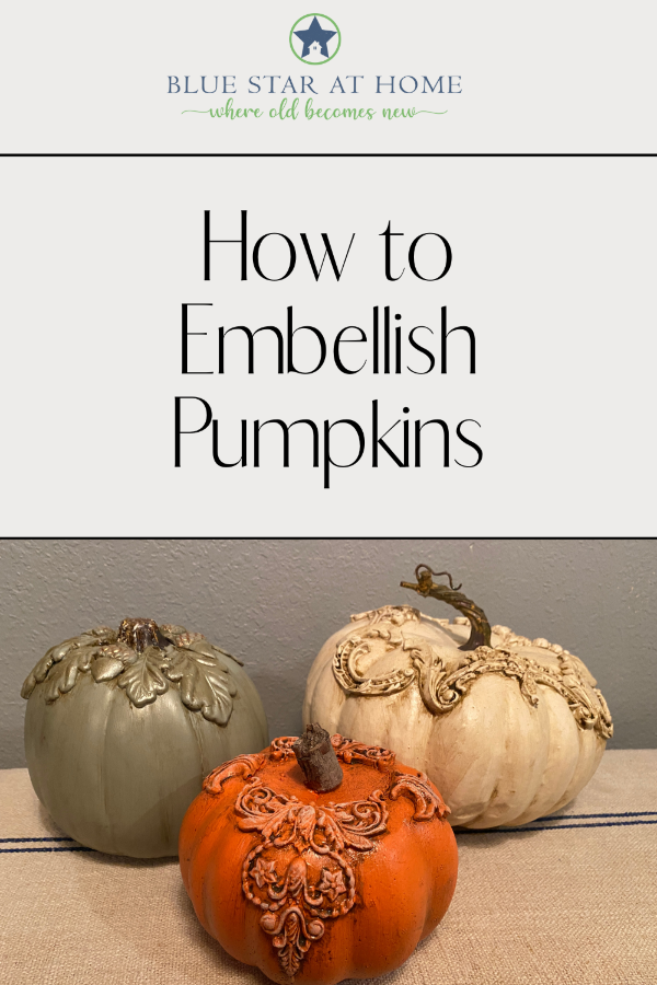 how to embellish a pumpkin