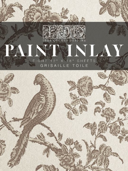 Grisaille Toile Paint Inlay