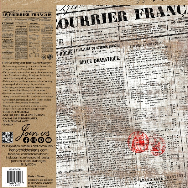 Le Courrier Packaging Le Courrier Stamp
