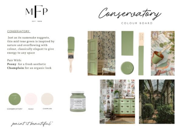 New Colour mood boards Facebook Post 25 Conservatory by Fusion Mineral Paint