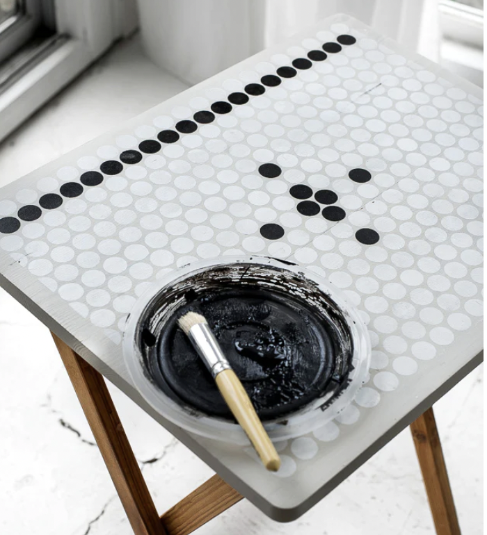 Designer Stencils Interlocking Circles All Over Stencil (10 Mil Plastic)