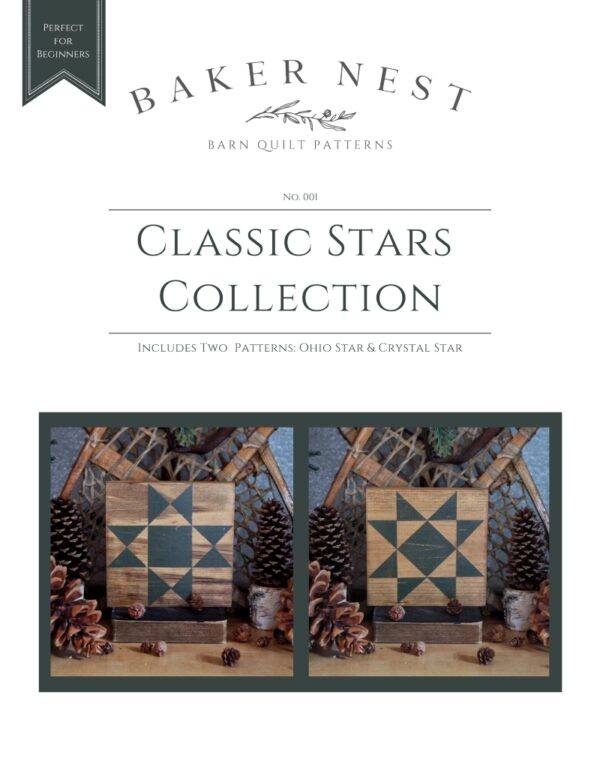 Classic Star barn quilt pattern