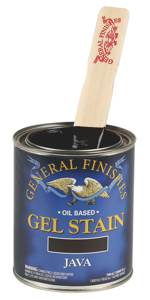gf product OIL BASED GEL STAIN java QUART STICK 1000PX general finishes 2018 Java Gel Stain