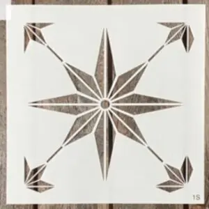 Ava Star Tile stencil