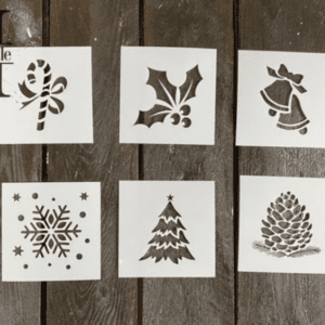 Christmas Minis stencil