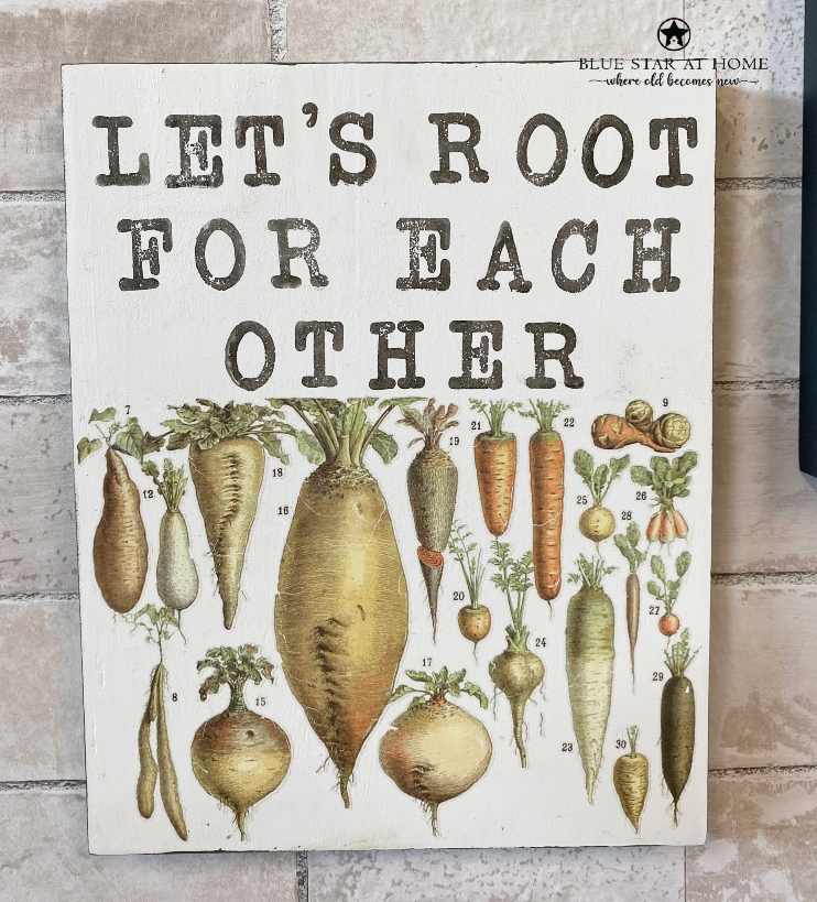 Lets root for each other with Millot's Pages root veggie transfers