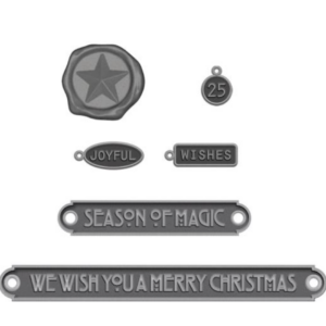 Christmas plaques and tags