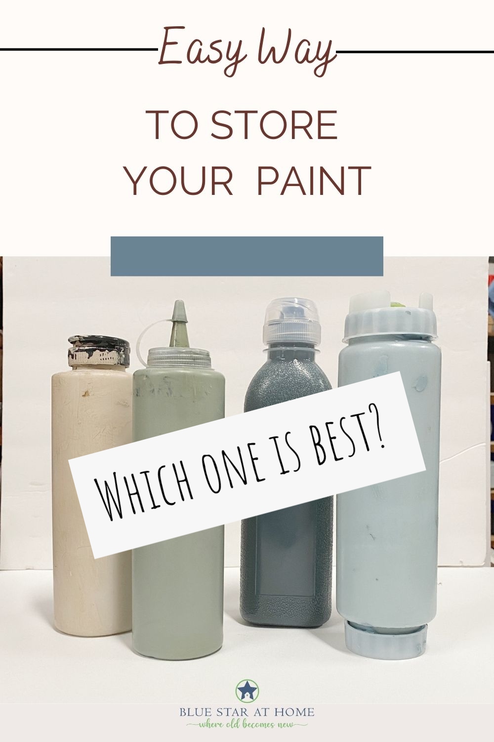 Easy way to store your paint