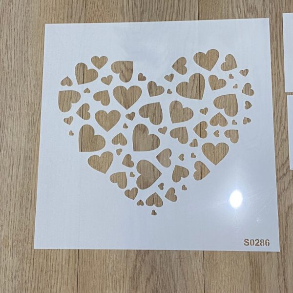 IMG 3886 Love Forever Heart Stencil