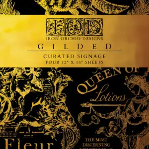 Curated Signage Foil Transfer